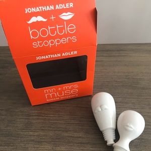 Jonathan Adler Mr and Mrs Wine Bottle Stoppers